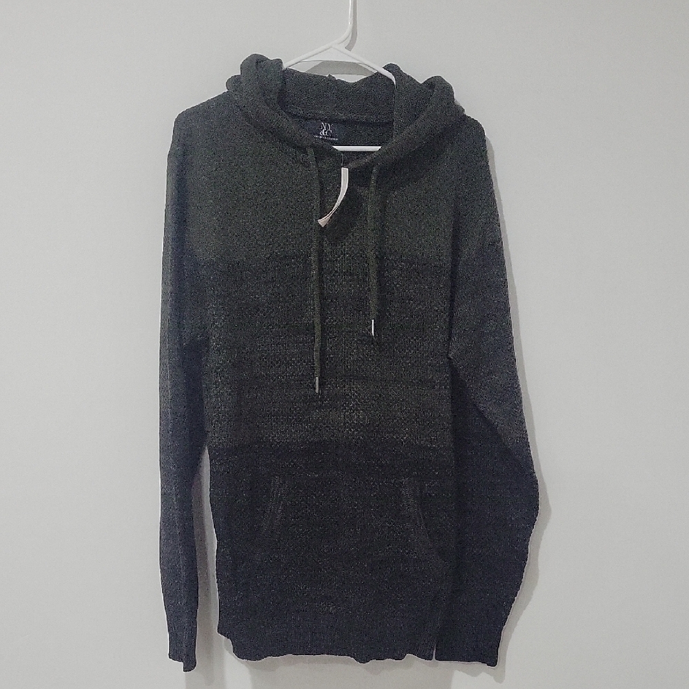 New York & Company Men's Olive Knit Sweater